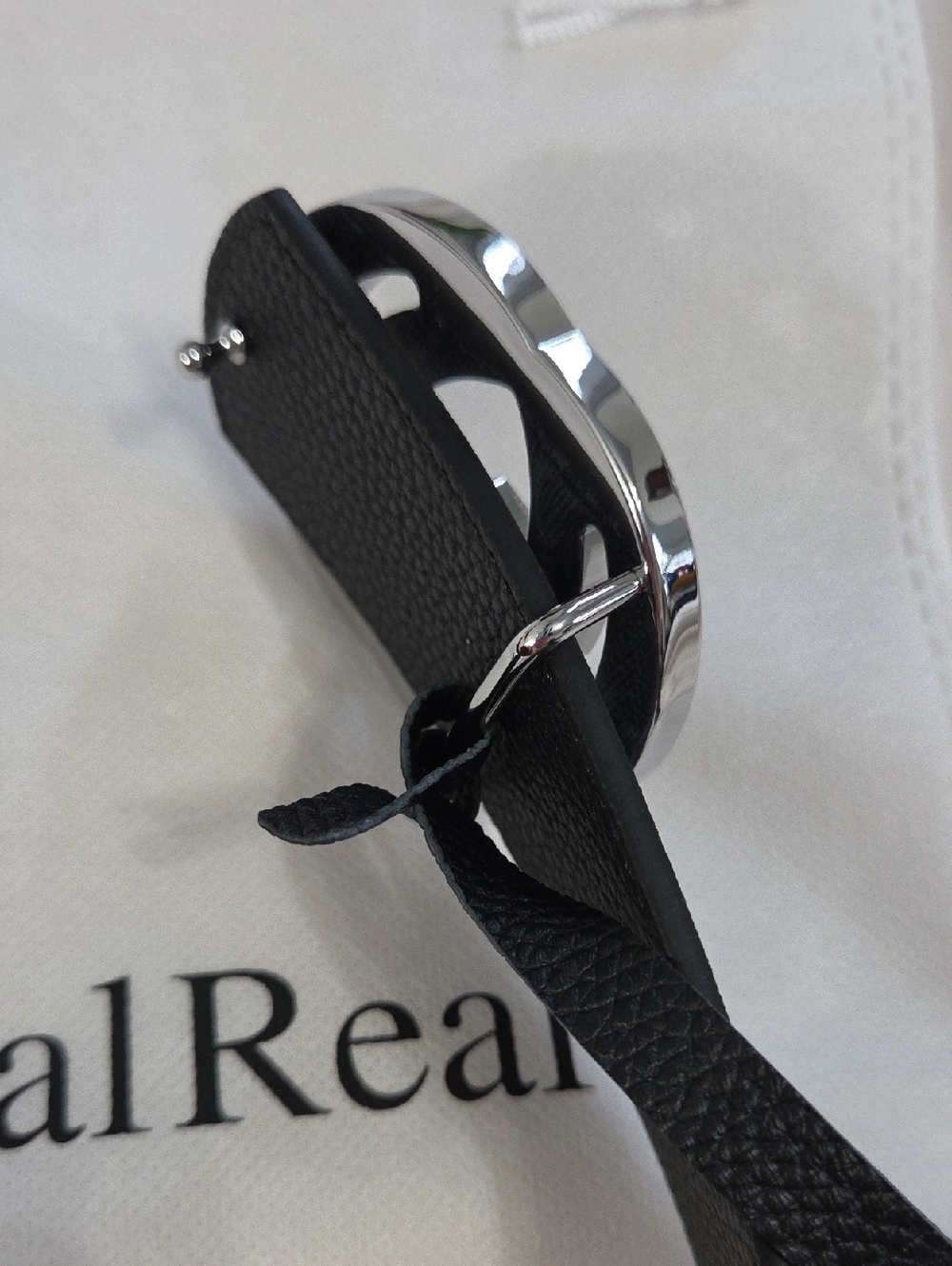 Gucci Reversible Black Leather Monogram Belt GG 95cm - Picture 15 of 16